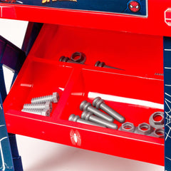 SpiderMan Tool Bench Playset With Take Apart Car (84 Pieces)