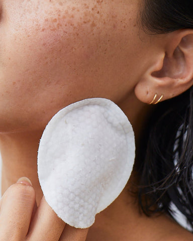 milk feel exfoliating & cleansing pads from lapcos