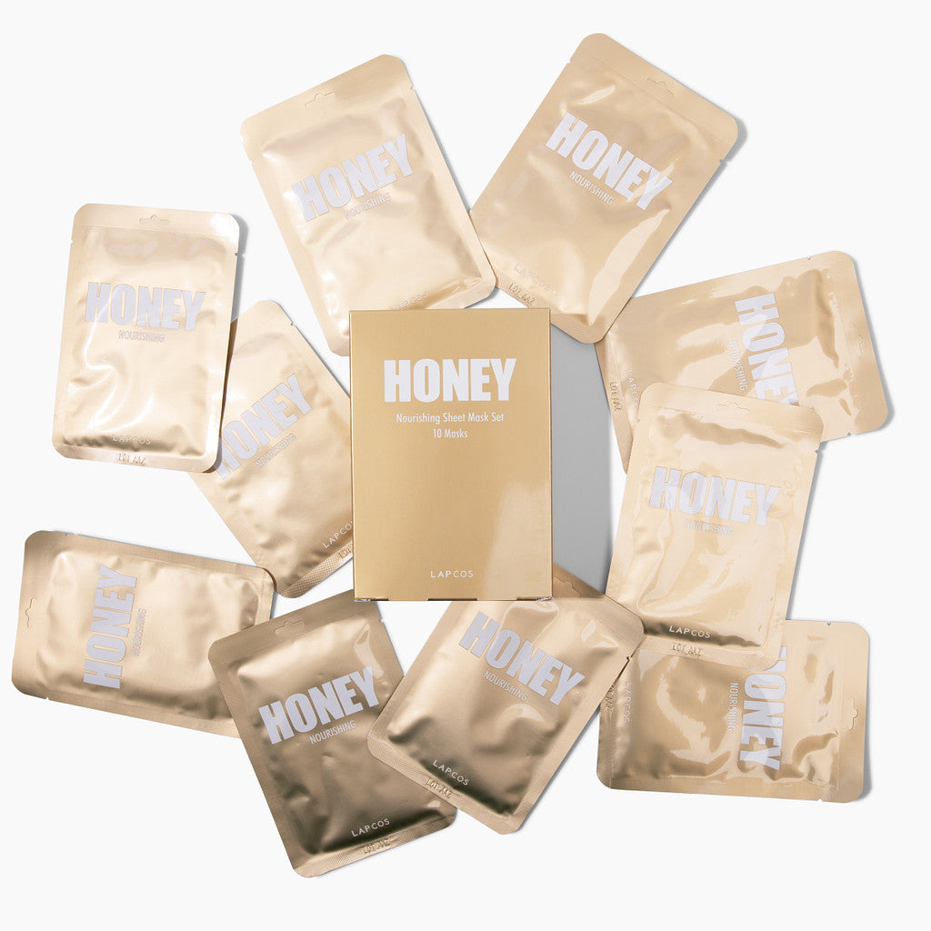  LAPCOS Daily Honey Anti-Bacterial Sheet Mask by LAPCOS - 5 Pack - Bonton