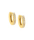  By Adina Eden Cz Mini Huggie Earring Gold - Gold - Bonton