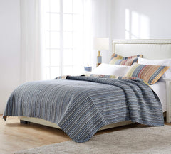 Katy Stripes Reversible Quilt Set