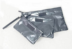 The Carly Trio Wristlet Gunmetal