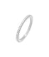  By Adina Eden Micro Pave Eternity Band Silver - Silver - Bonton