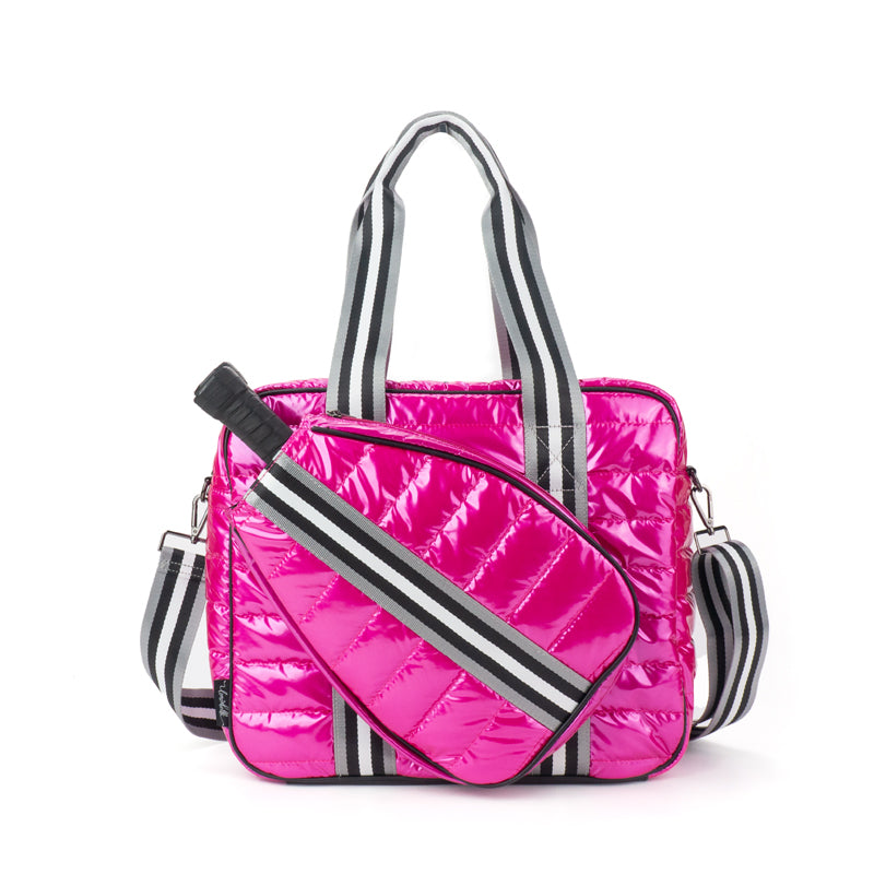  Lemonbella Judy Pickleball Tote Smashing Slate - Crushing Pink - Bonton