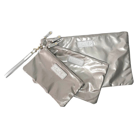 The Carly Trio Wristlet Champagne 3/15 Ship Date