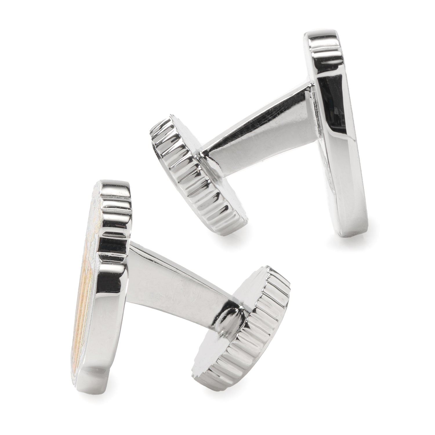  Cufflinks Beer Hidden Message Silver Cufflinks - Default Title - Bonton