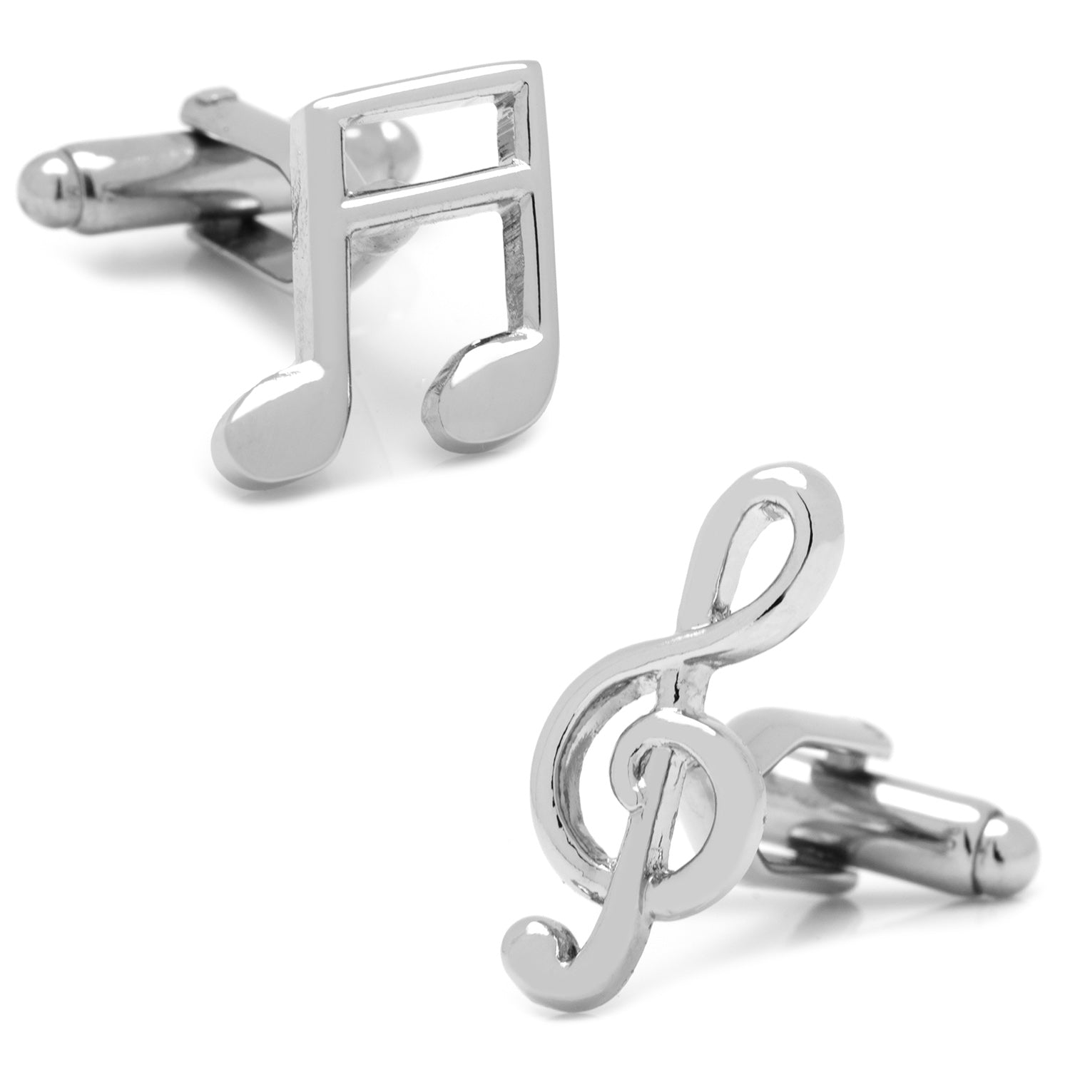  Cufflinks Music Notes Gift Set - Default Title - Bonton