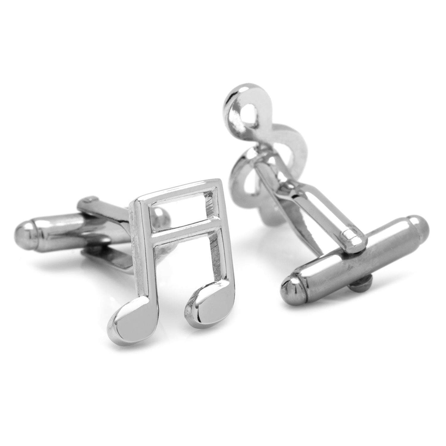  Cufflinks Music Notes Gift Set - Default Title - Bonton