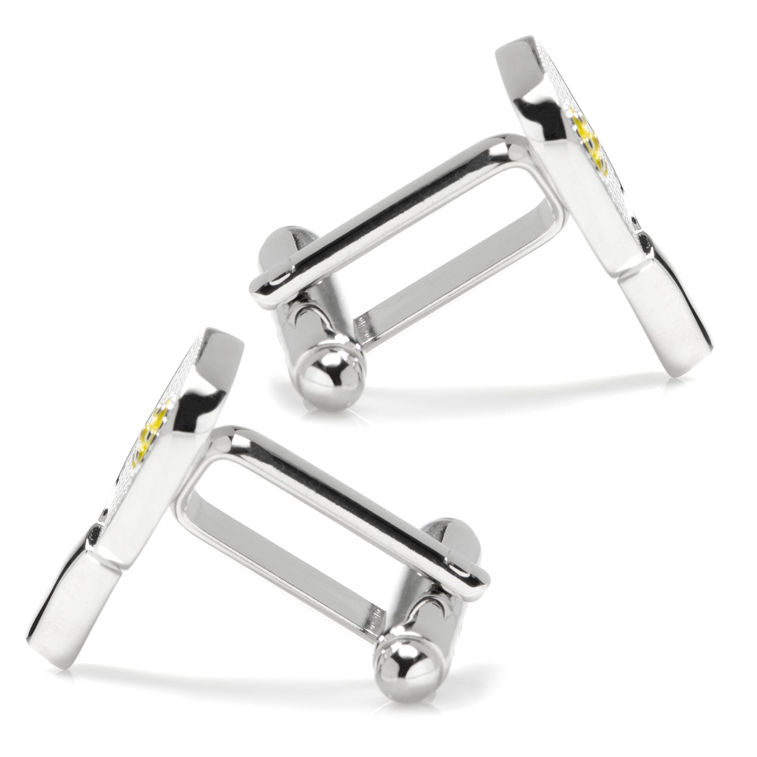  Cufflinks Pickleball Racket Silver Cufflinks - Default Title - Bonton