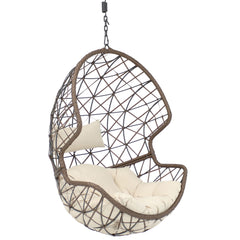 Danielle Hanging Basket Egg Chair Swing with Cushion 2 Piece Set