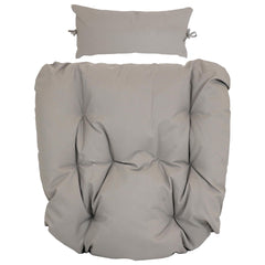 Cordelia Hanging Egg Chair Cushion and Headrest Pillow 2 Piece Set