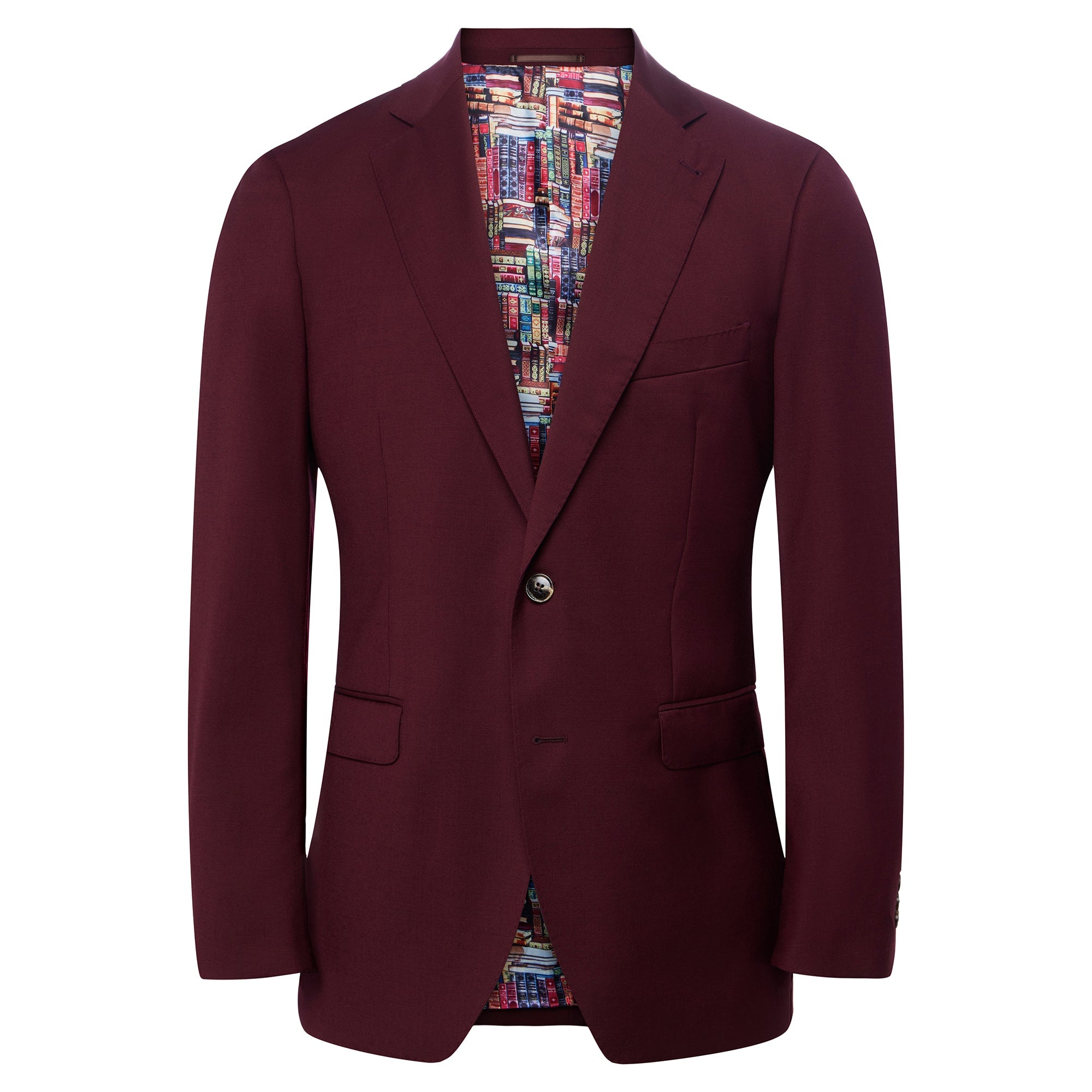  Alton Lane Tailored Fit Performance Suit Jacket Separate - Burgundy - Bonton