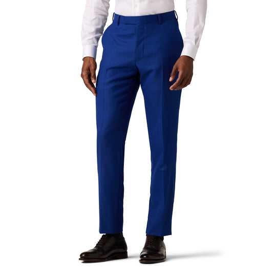 Tailored Fit Performance Suit Trouser Separate-Cobalt-28x30