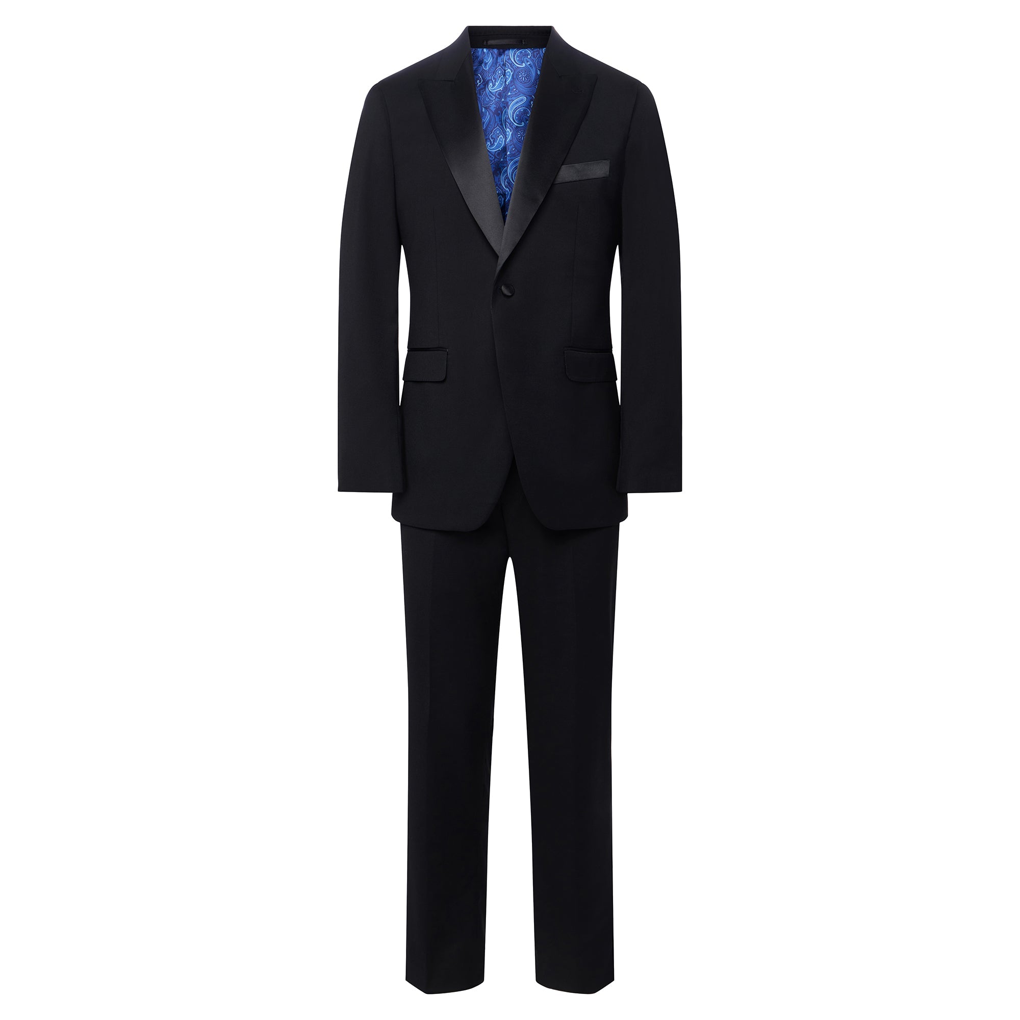  Alton Lane Alton Lane Mercantile Performance Tuxedo Tailored Fit - Raven Black - Bonton