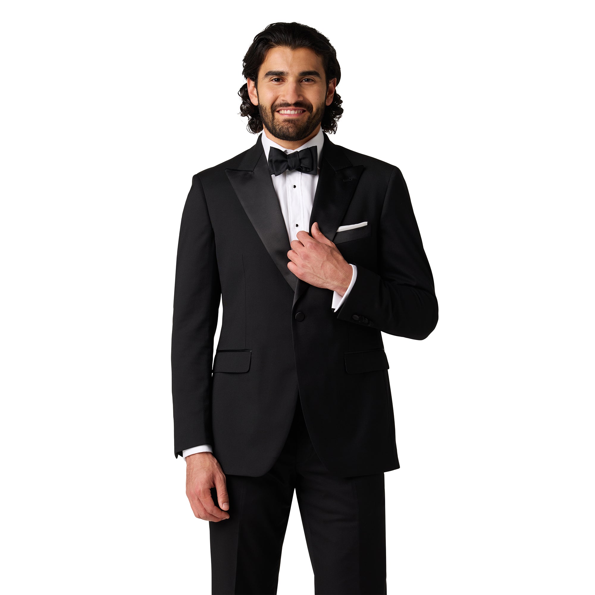  Alton Lane Alton Lane Mercantile Performance Tuxedo Tailored Fit - Raven Black - Bonton