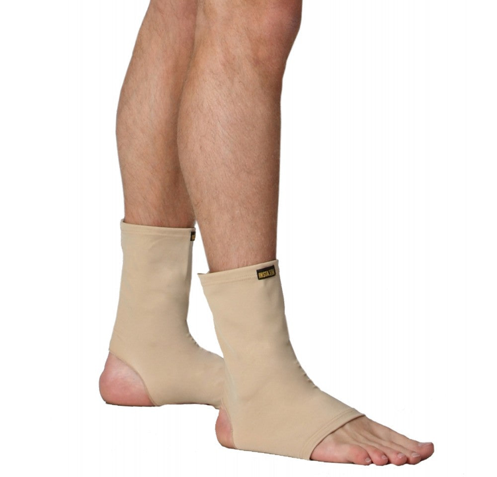  InstantFigure InstantFigure Unisex High Compression Ankle Sleeves AL60021 - Black - Bonton