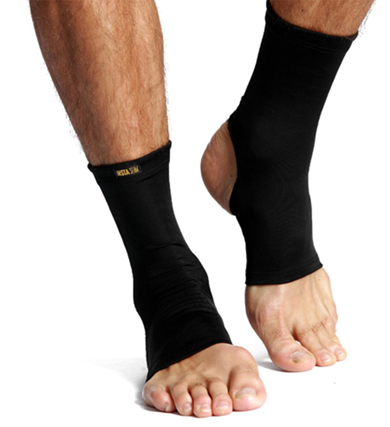  InstantFigure InstantFigure Unisex High Compression Ankle Sleeves AL60021 - Black - Bonton