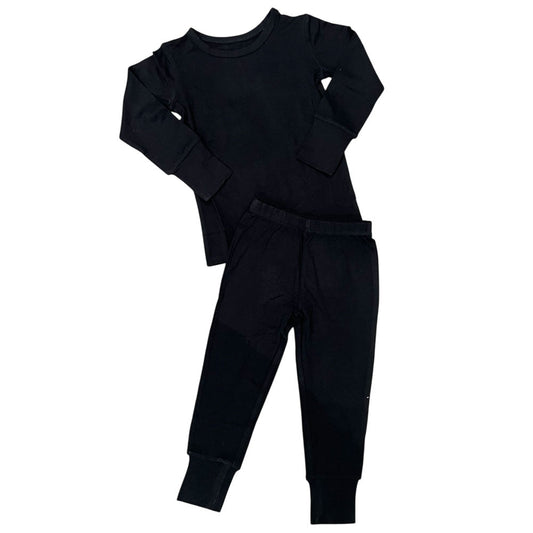 Allie Black Bamboo 2-Piece Long Sleeve Set