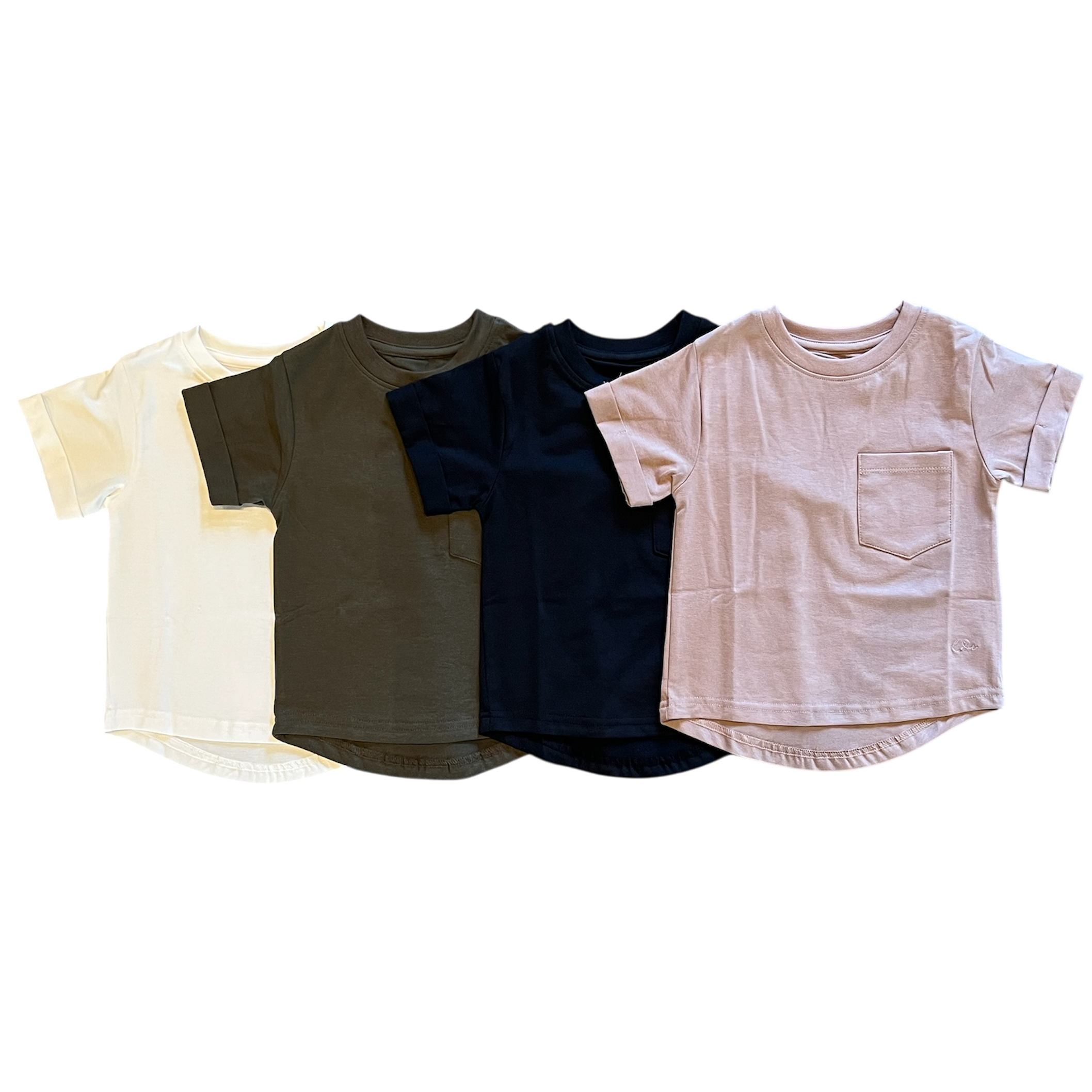  Laree + Co. Olive Boxy Kids Tee - NB - Bonton