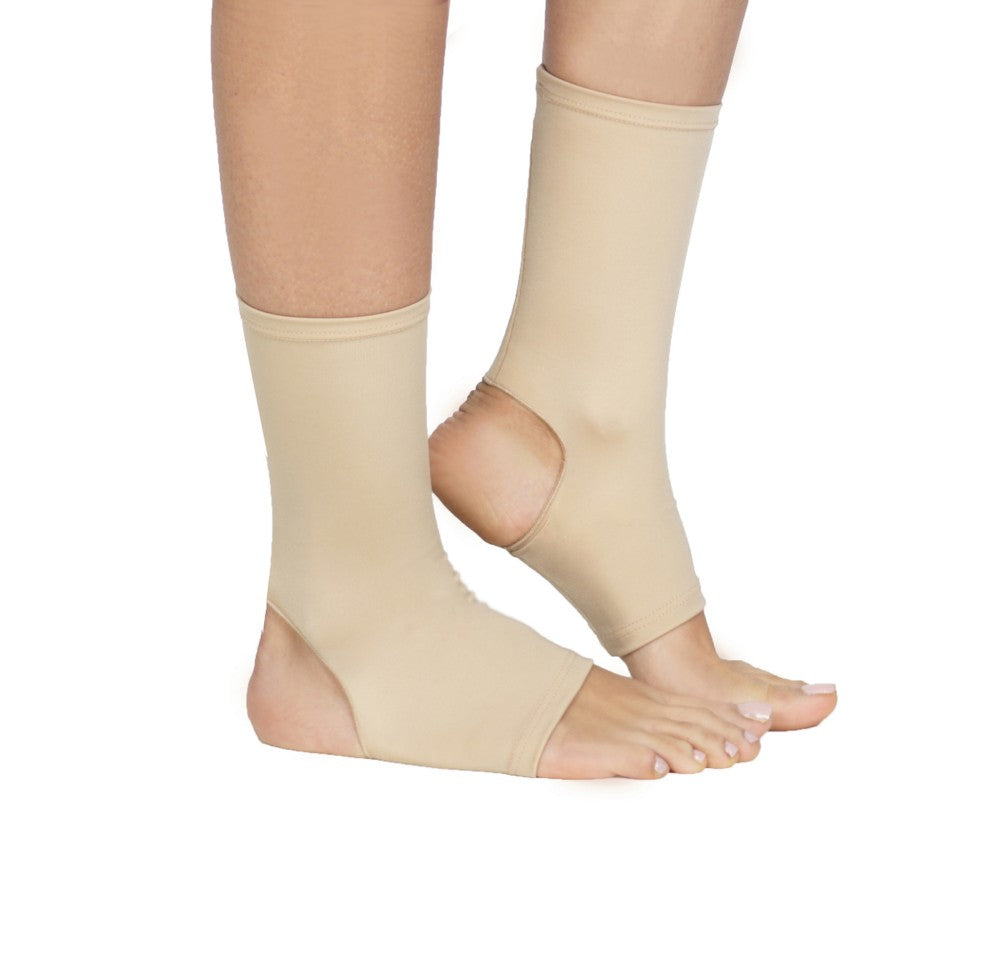  InstantFigure InstantFigure Unisex High Compression Ankle Sleeves AL60021 - Black - Bonton