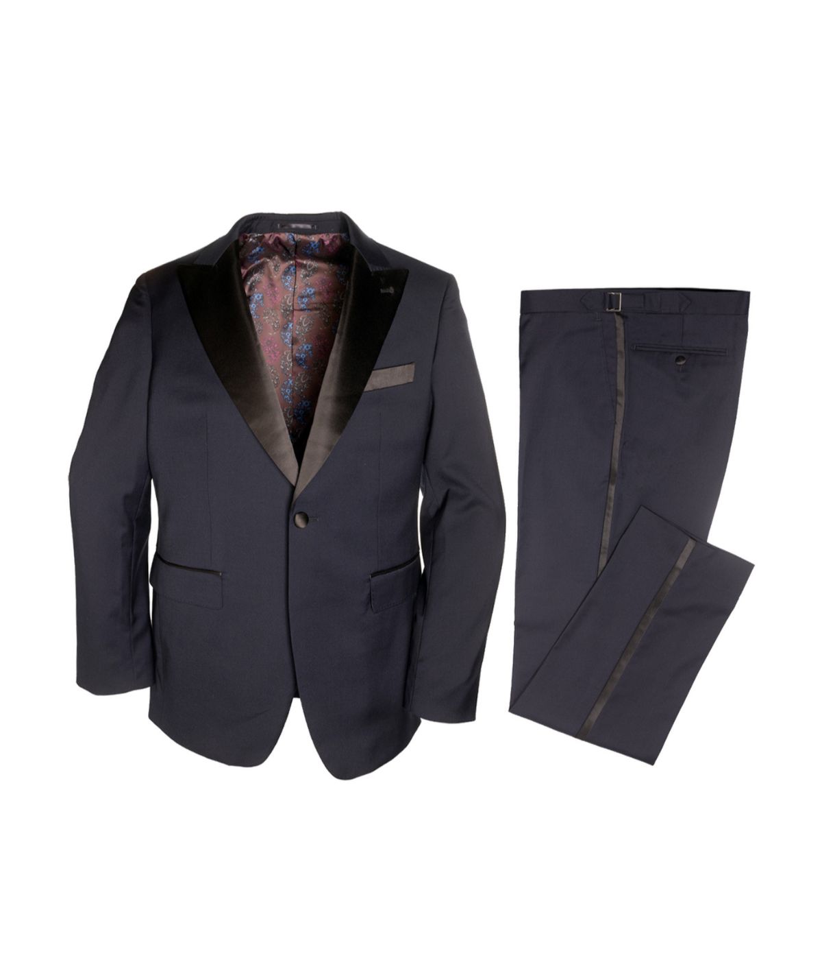  Alton Lane Sullivan Performance Tuxedo (Peaked) Navy - Navy - Bonton