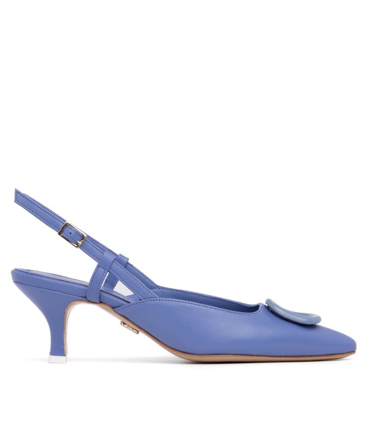 AMBER High Heel Pump Ladies Sandals BLUE