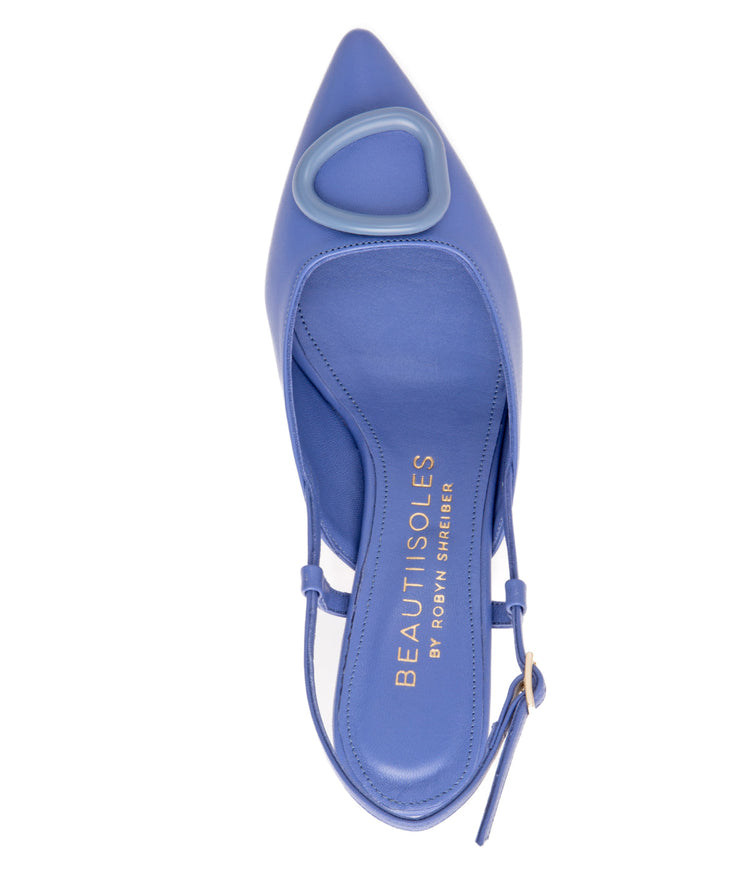 AMBER High Heel Pump Ladies Sandals BLUE