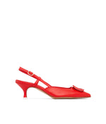 AMBER High Heel Pump Ladies Sandals Red