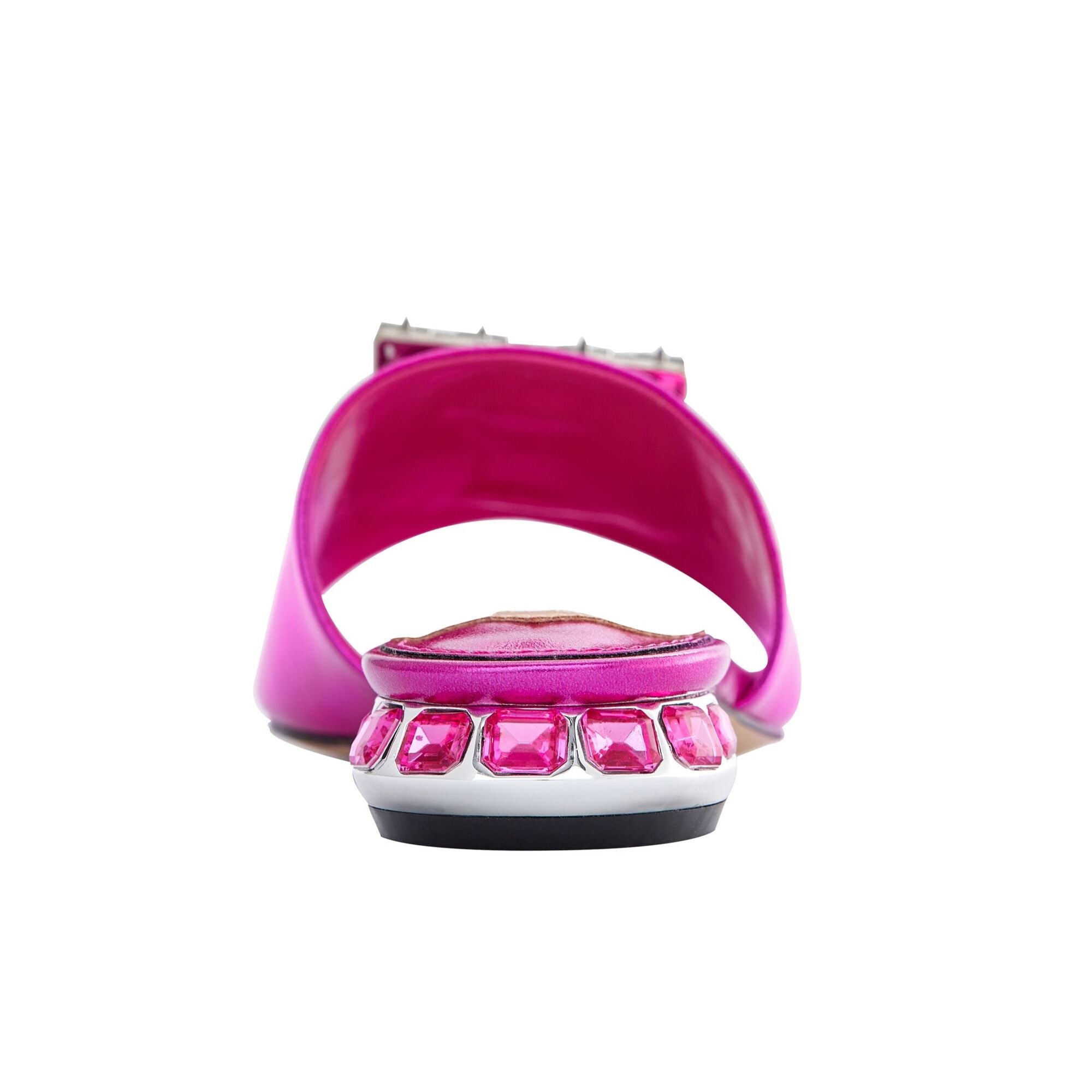  Lady Couture Amore Amore Metallic Jewel Slide - Fuchsia - Bonton