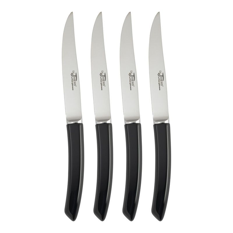  Au Nain Le Thiers Steak Knife Set - Black - Bonton