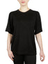  Anne Klein Pointelle With Puff Flare Sleeves Sweater - Anne Black - Bonton
