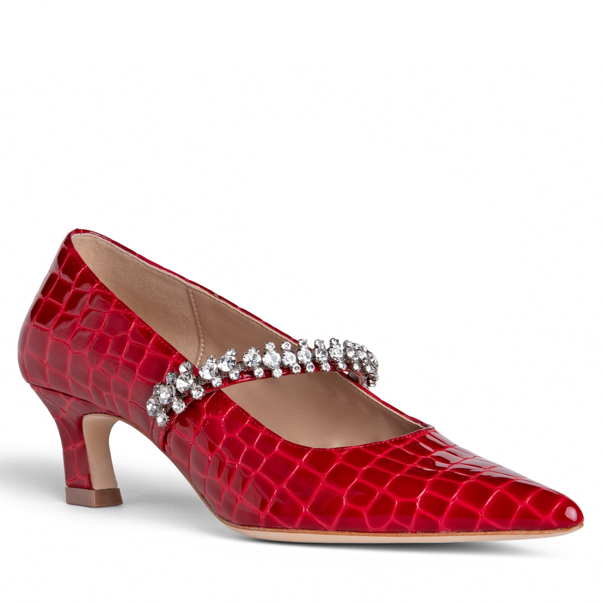  Allegra James Antonella Embossed Leather Pump - 6 - Bonton