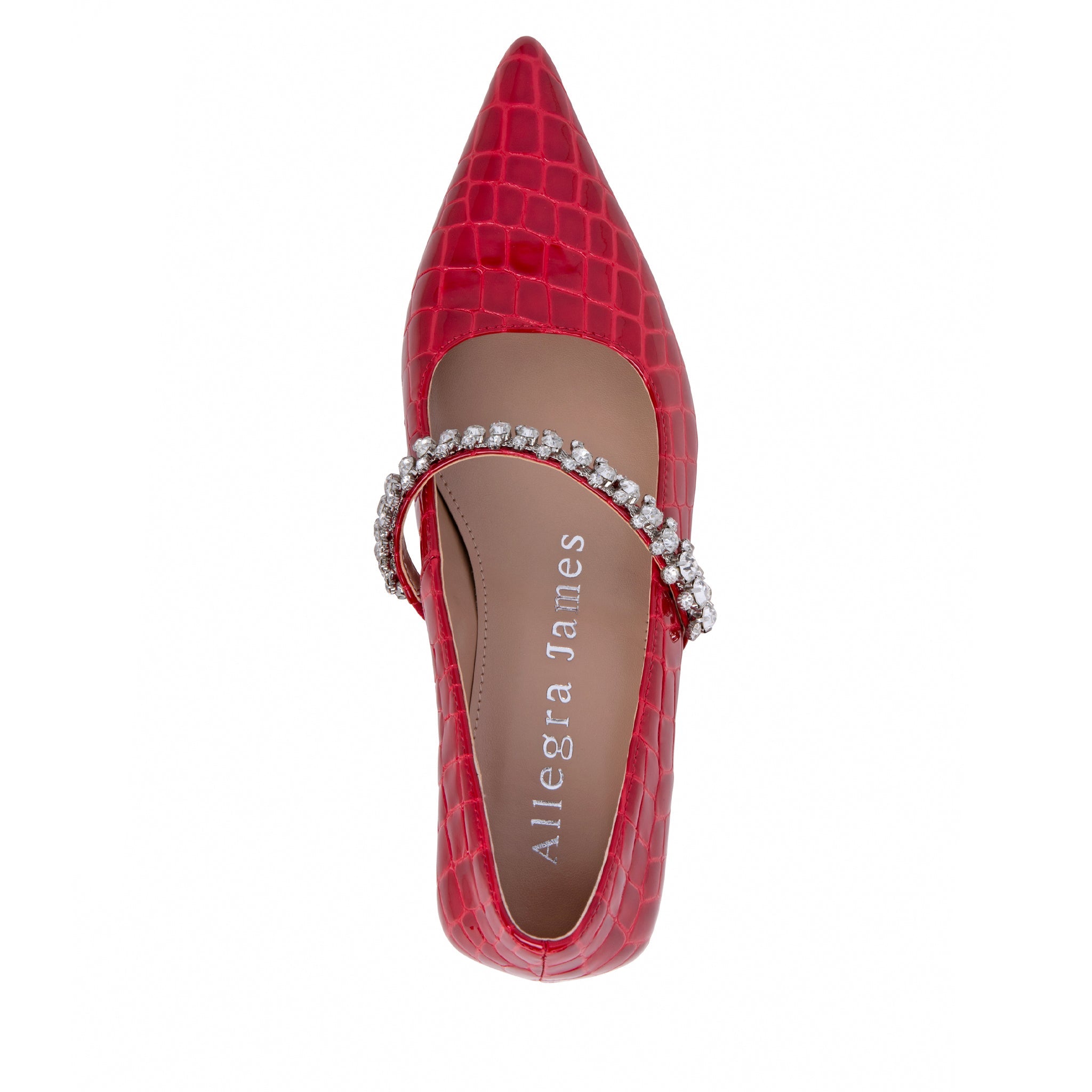  Allegra James Antonella Embossed Leather Pump - 6 - Bonton