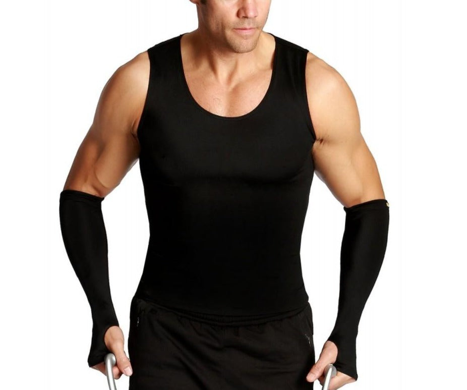  InstantFigure Insta Slim Unisex High Compression Long Wrist Guards AS60051 - Black - Bonton