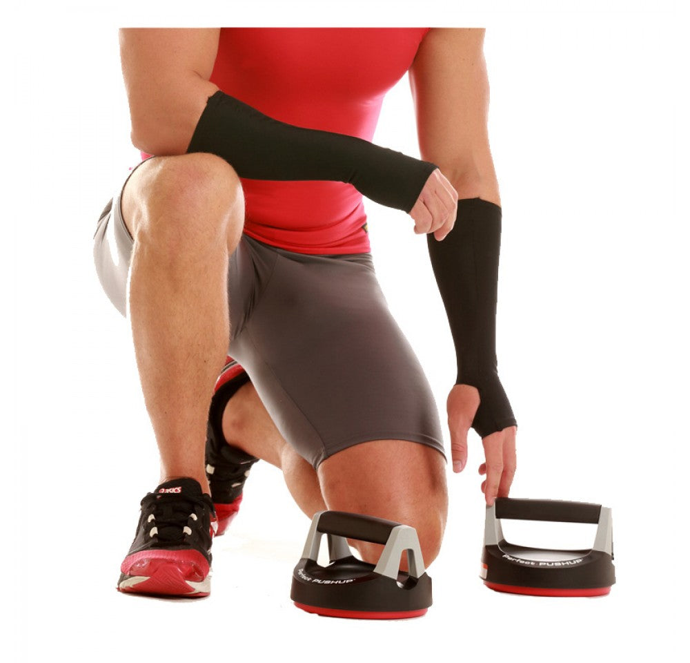  InstantFigure Insta Slim Unisex High Compression Long Wrist Guards AS60051 - Black - Bonton