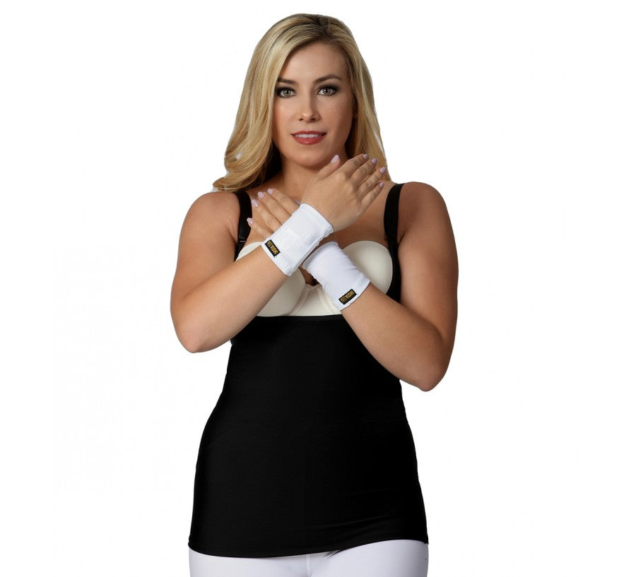  InstantFigure InstantFigure Unisex High Compression Wrist Cuffs AS60041 - Black - Bonton