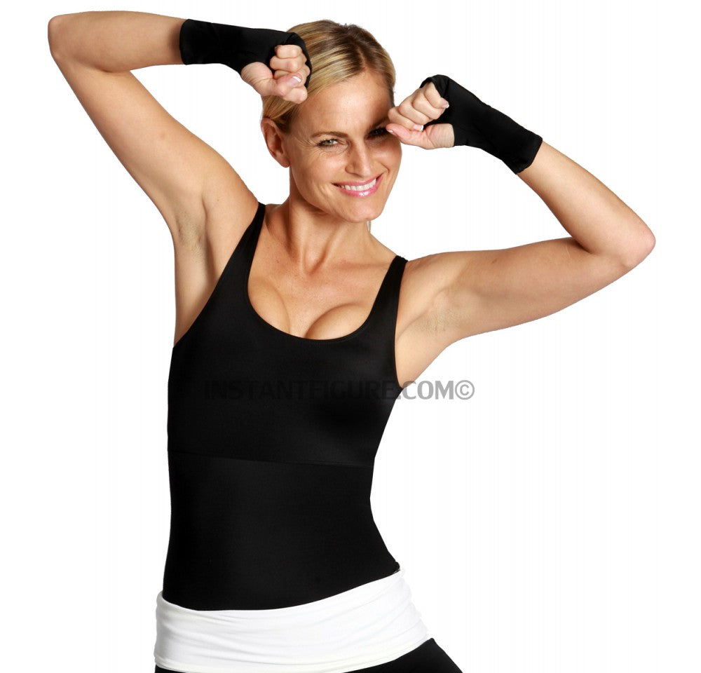  InstantFigure InstantFigure Unisex High Compression Short Wrist Guards AS60551 - Black - Bonton