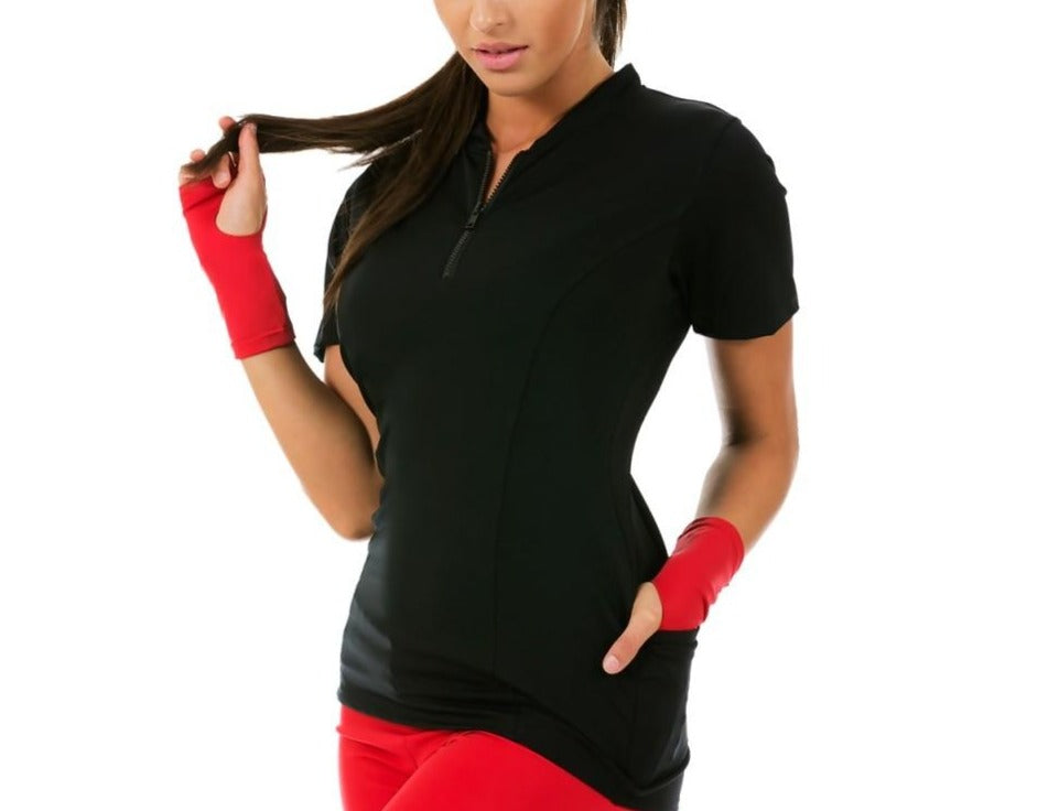  InstantFigure InstantFigure Unisex High Compression Short Wrist Guards AS60551 - Black - Bonton