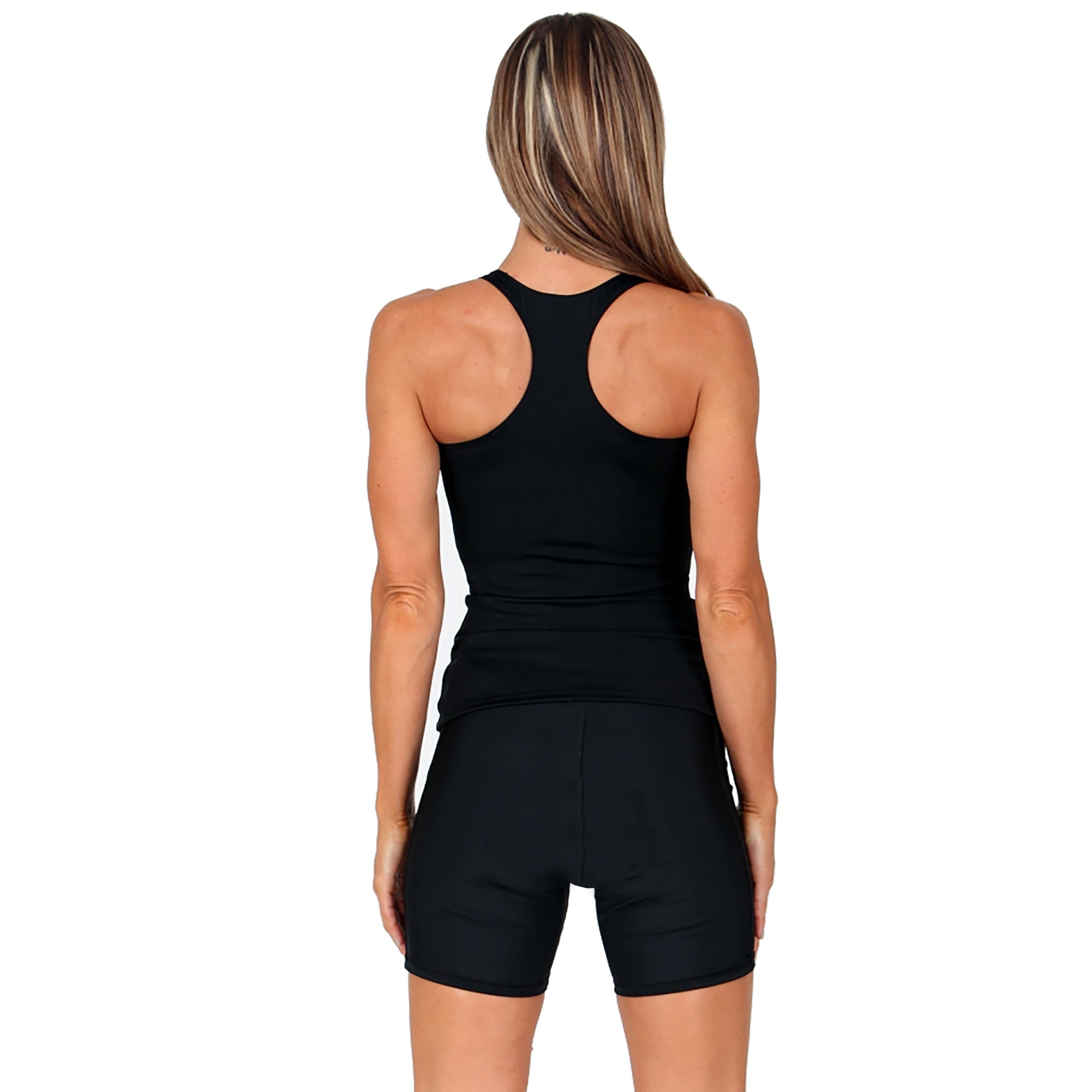  InstantFigure InstantFigure Cycling Compression Padded Bike Shorts AWS011 - Black - Bonton