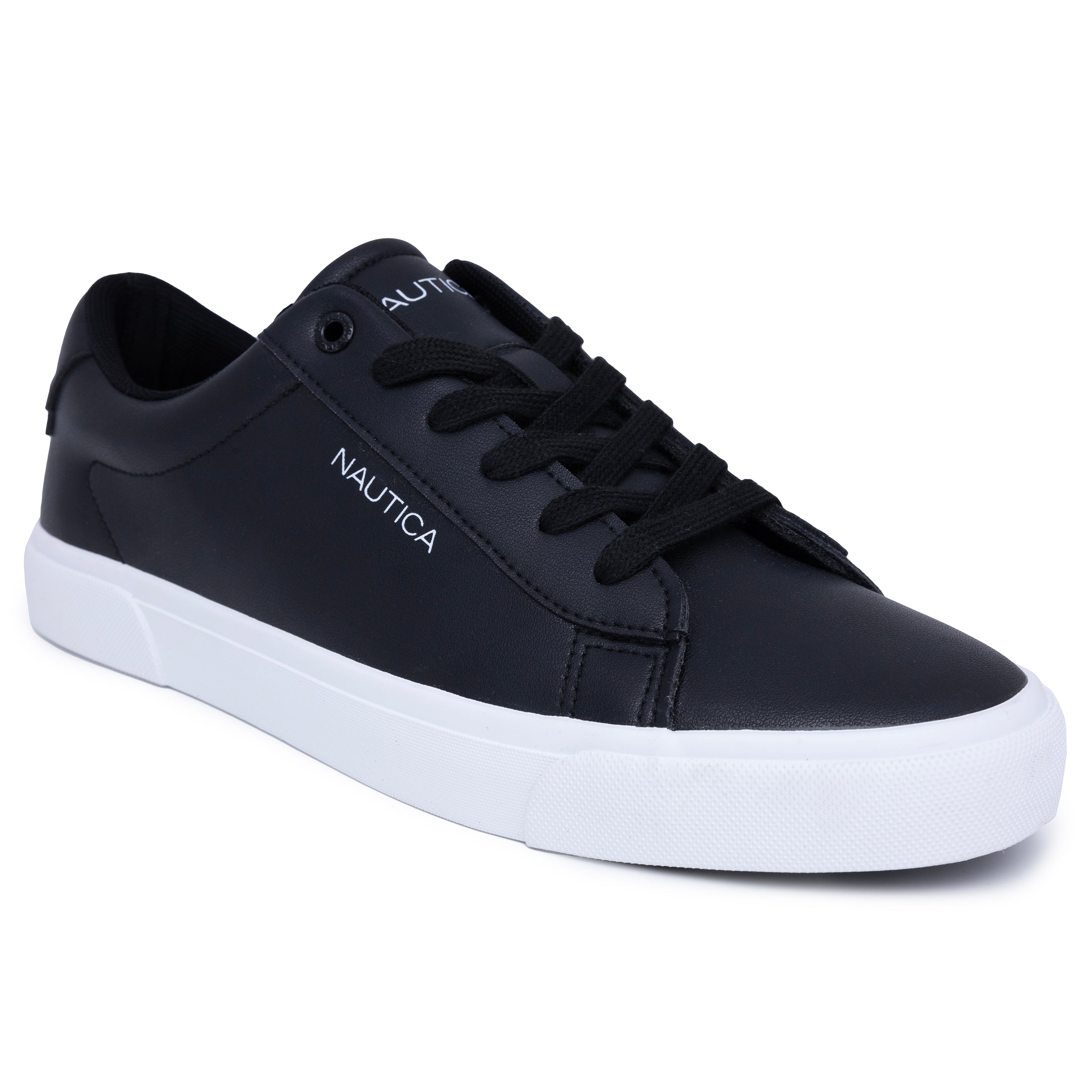  Nautica Alos Casual Court Sneaker - Black - Bonton