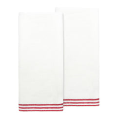 Alsace White Tea Towels 20x30 - Set of 2