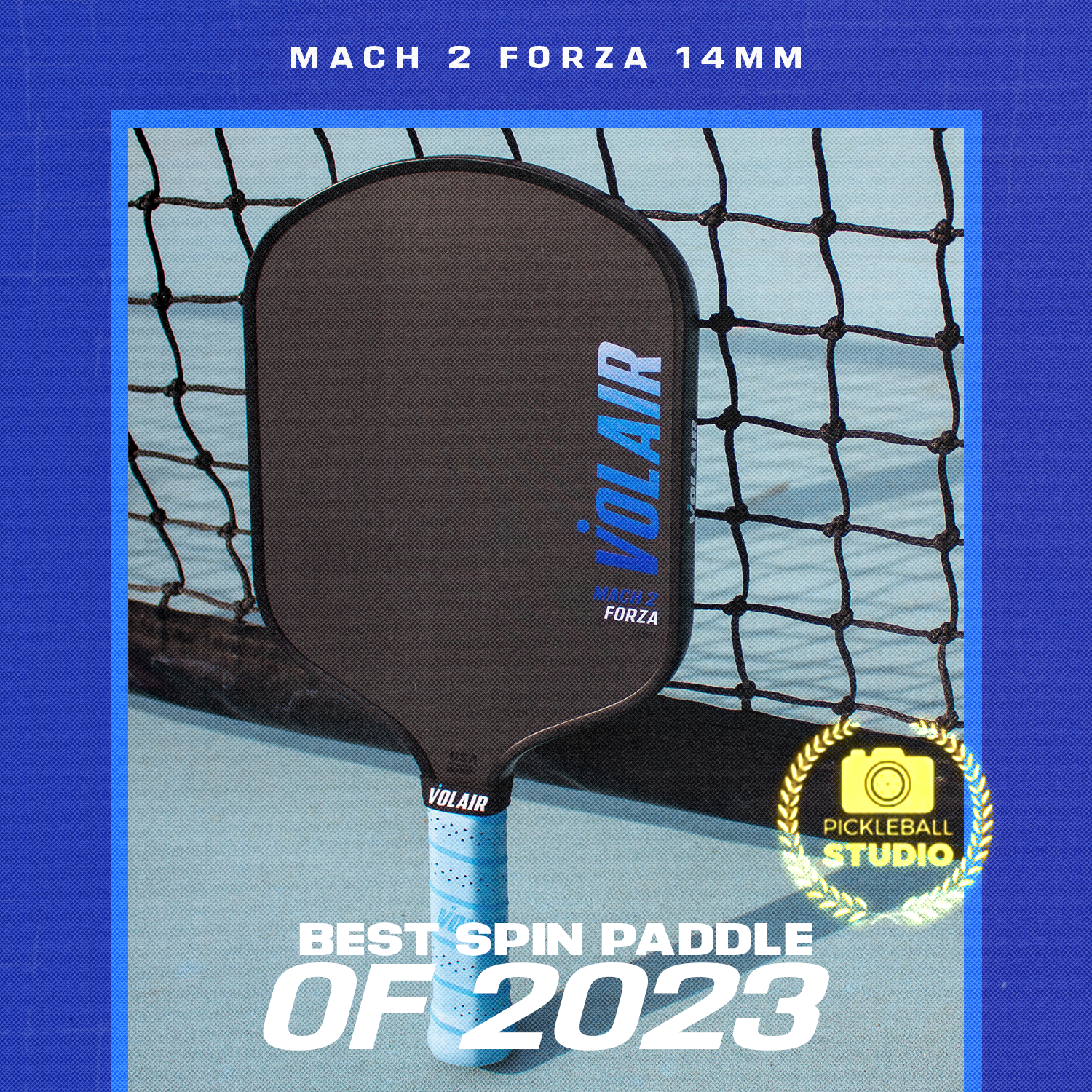  Volair Pickleball Mach 2 Forza Pickleball Paddle by Volair Pickleball - 14 mm - Bonton