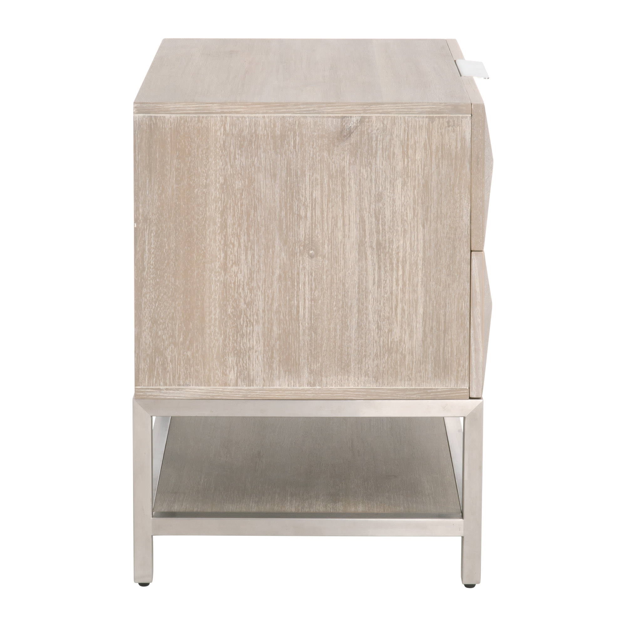  Essentials For Living Atlas 2-Drawer Nightstand - Natural Gray - Bonton