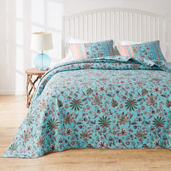 Audrey Vintage Floral Quilt Set