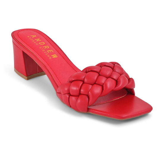 Women's Aya Sandals-Red-6-1