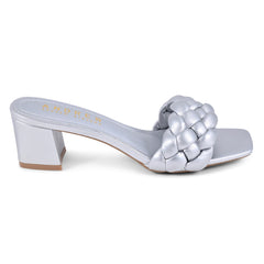 Women's Aya Sandals-Silver-7-2