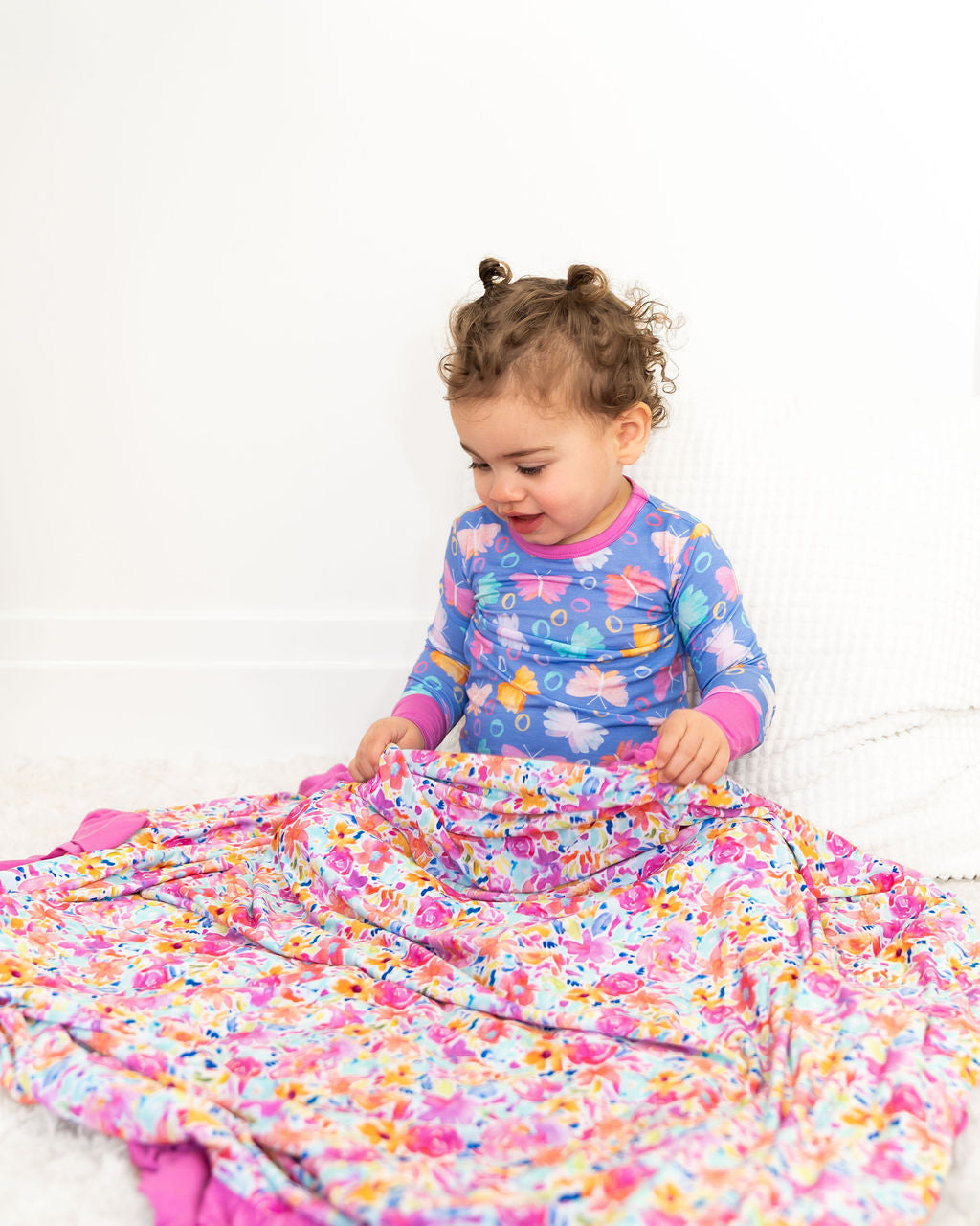  Laree + Co. Korrie Butterflies Bamboo 2-Piece Long Sleeve Set - 2T - Bonton