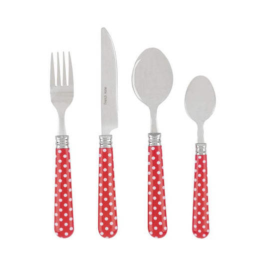 Bistro Picnic Polka Dot Flatware Set