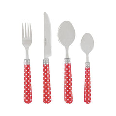 Bistro Picnic Polka Dot Flatware Set