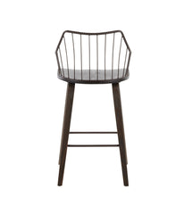 Winston Counter Stool Dark Walnut & Brown